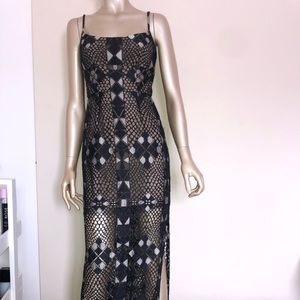 Beautiful BCBG lace gown